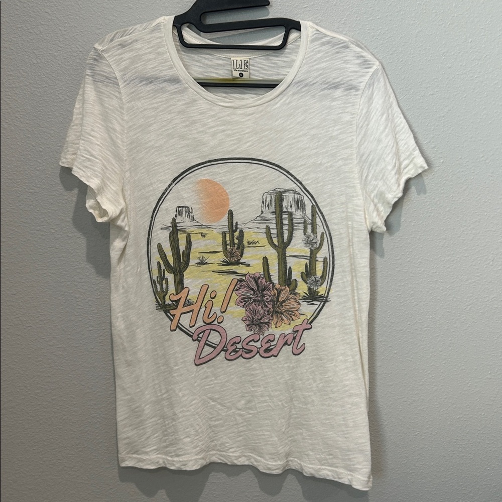 Cute T-Shirt with “Hi! Desert” Print